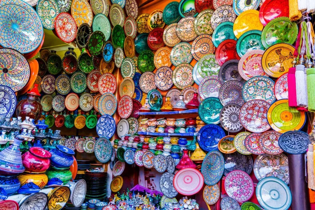 Moroccan artisan craft work