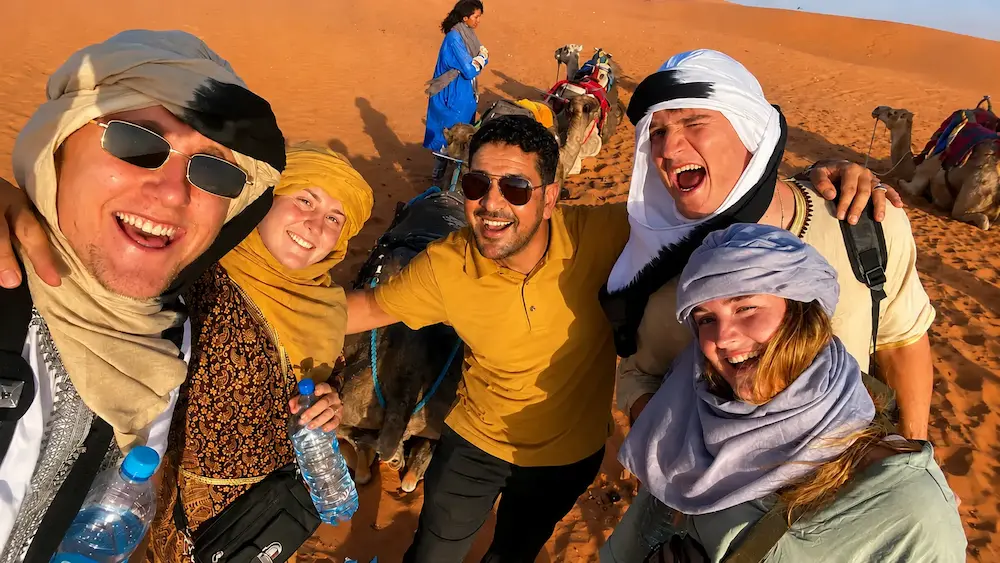 Youssef and Olivia, morocco travel