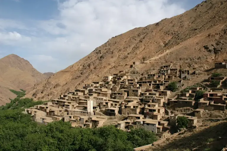 Village near Asni, the Atlas Mountains, Morocco