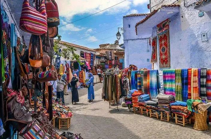 The artisan lanes, Chefchaouen, Morocco