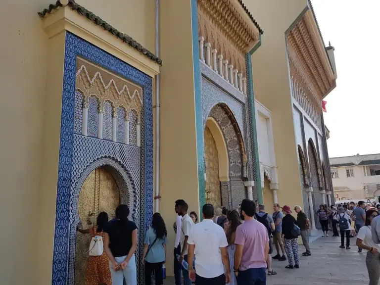 Royal Palace gates (Dar al-Makhzen), Fes, Morocco