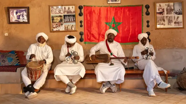Khamlia village, the Sahara Desert, Morocco