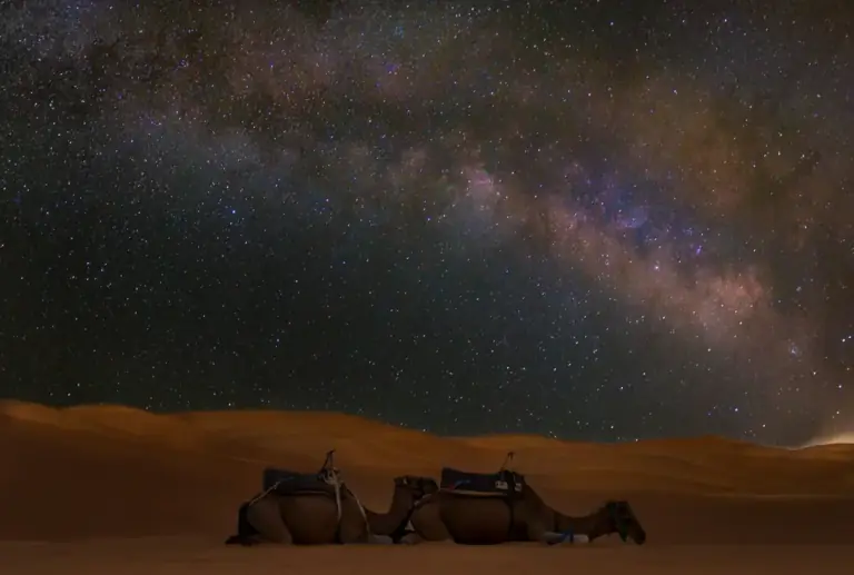 Stargazing, the Sahara Desert, Morocco