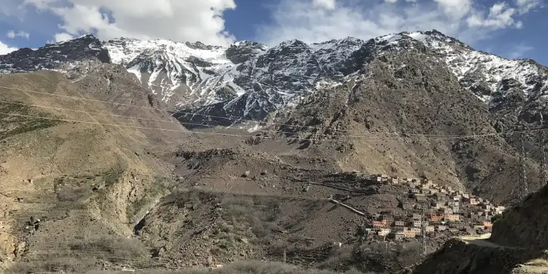 Tizi n’Mzik pass, the Atlas Mountains, Morocco